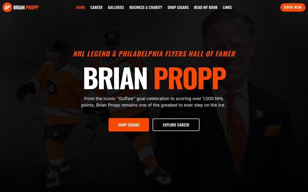 Brian Propp website